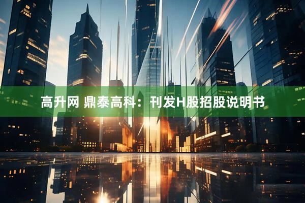 高升网 鼎泰高科：刊发H股招股说明书