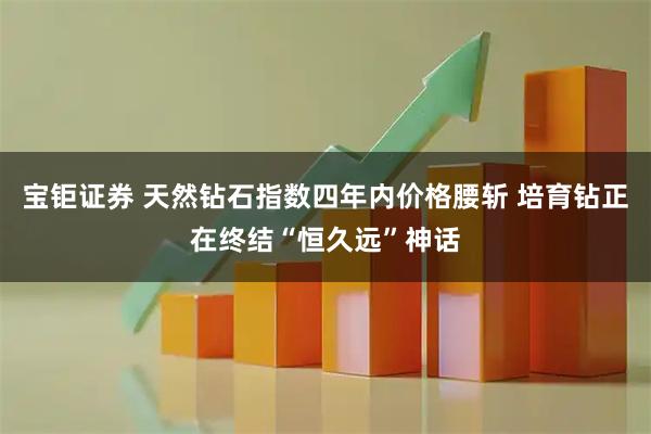 宝钜证券 天然钻石指数四年内价格腰斩 培育钻正在终结“恒久远”神话